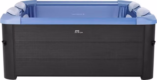 MSpa Oslo Inflatable Square Portable Hot Tub for 4-6 People in Sapphire Blue