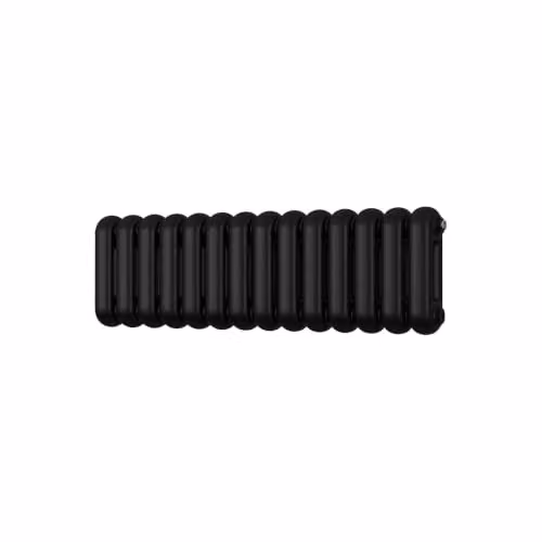 UK Radiators Sherwood Black Round Top Column Radiator, W: 993 mm, H: 300 mm – 2