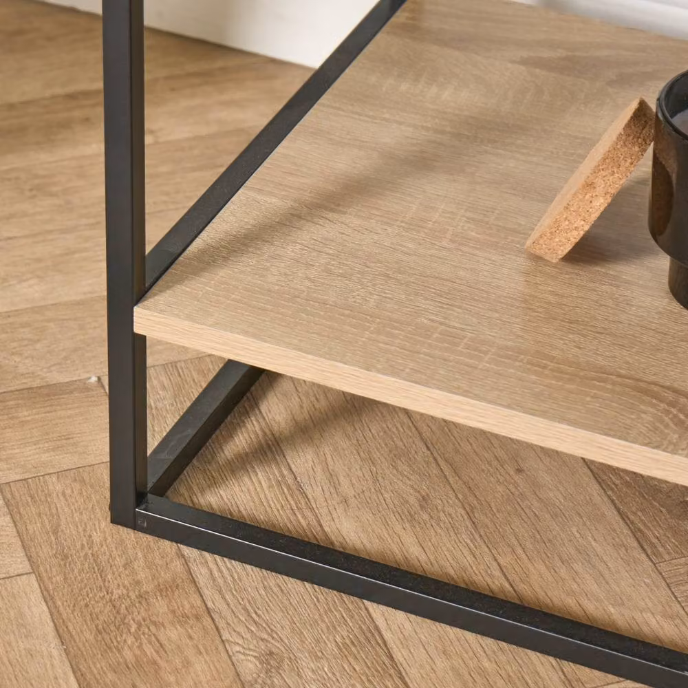 OHS Manhattan Wood Effect TV Stand Entertainment Unit with Storage in Light Oak – 2