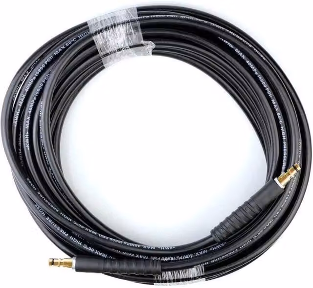 NESTLUNE 156M Extension Hose Pipe for High Pressure Washer in Black – 1