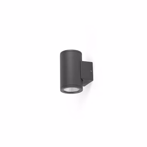 Netlighting Tond 2 Light LED Wall Lamp in Grey, IP54 Rated for Garden and Outdoor Use – 1