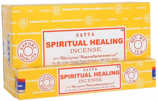Satya Multicolour and Yellow Spiritual Healing Incense Sticks