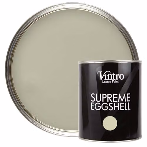 Vintro Symphony Green Pale Green Eggshell Paint for Walls, Wood and Trim, 1 Litre