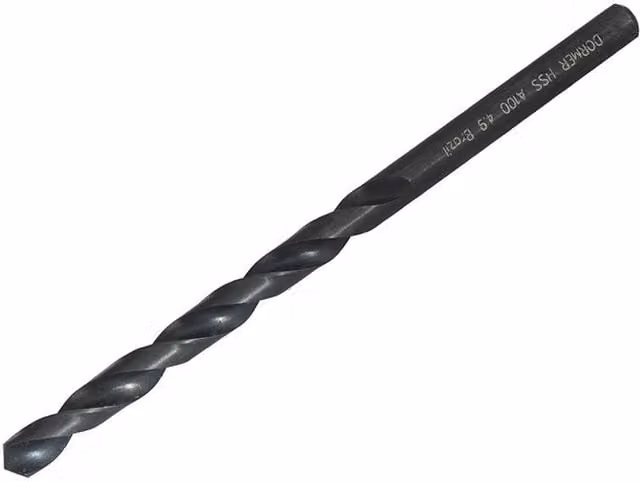 Dormer A100 HSS Jobber Twist Drill Bits, Metric, Black and Multicolour
