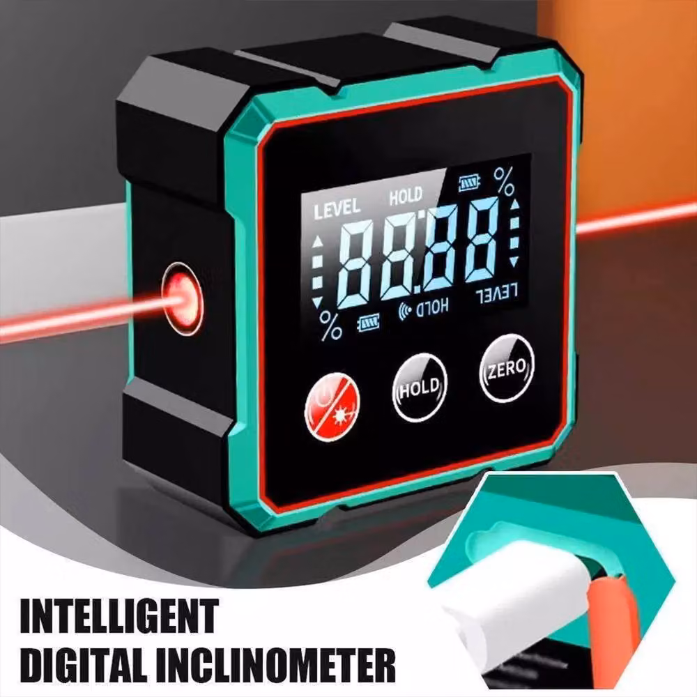 Ventryn Digital Angle Finder Magnetic Gauge with Electronic Laser in Black – 4