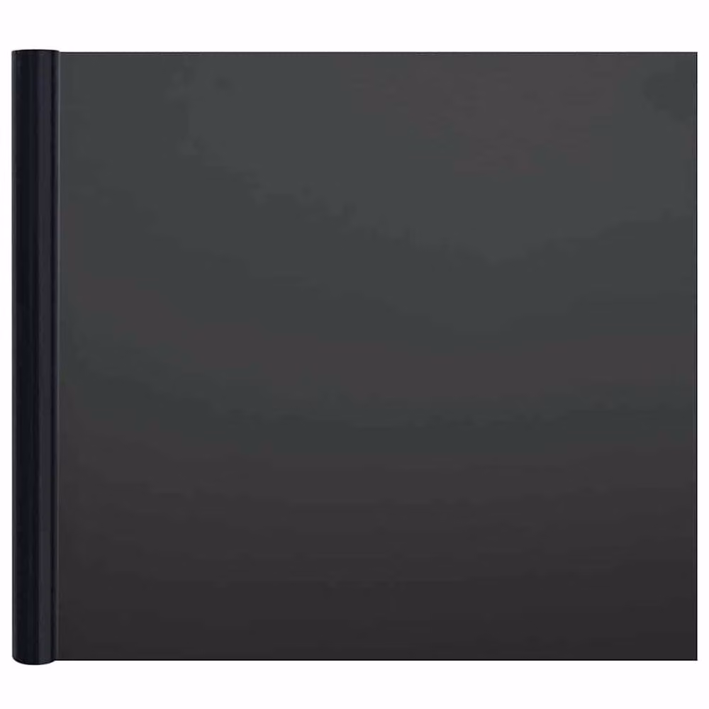Berkfield Home Static Frosted Black PVC Soft Window Films, 5 Pack – 4