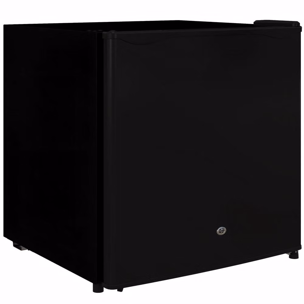 STILVORA 46 L Lockable Mini Fridge with Reversible Door in Black – 2