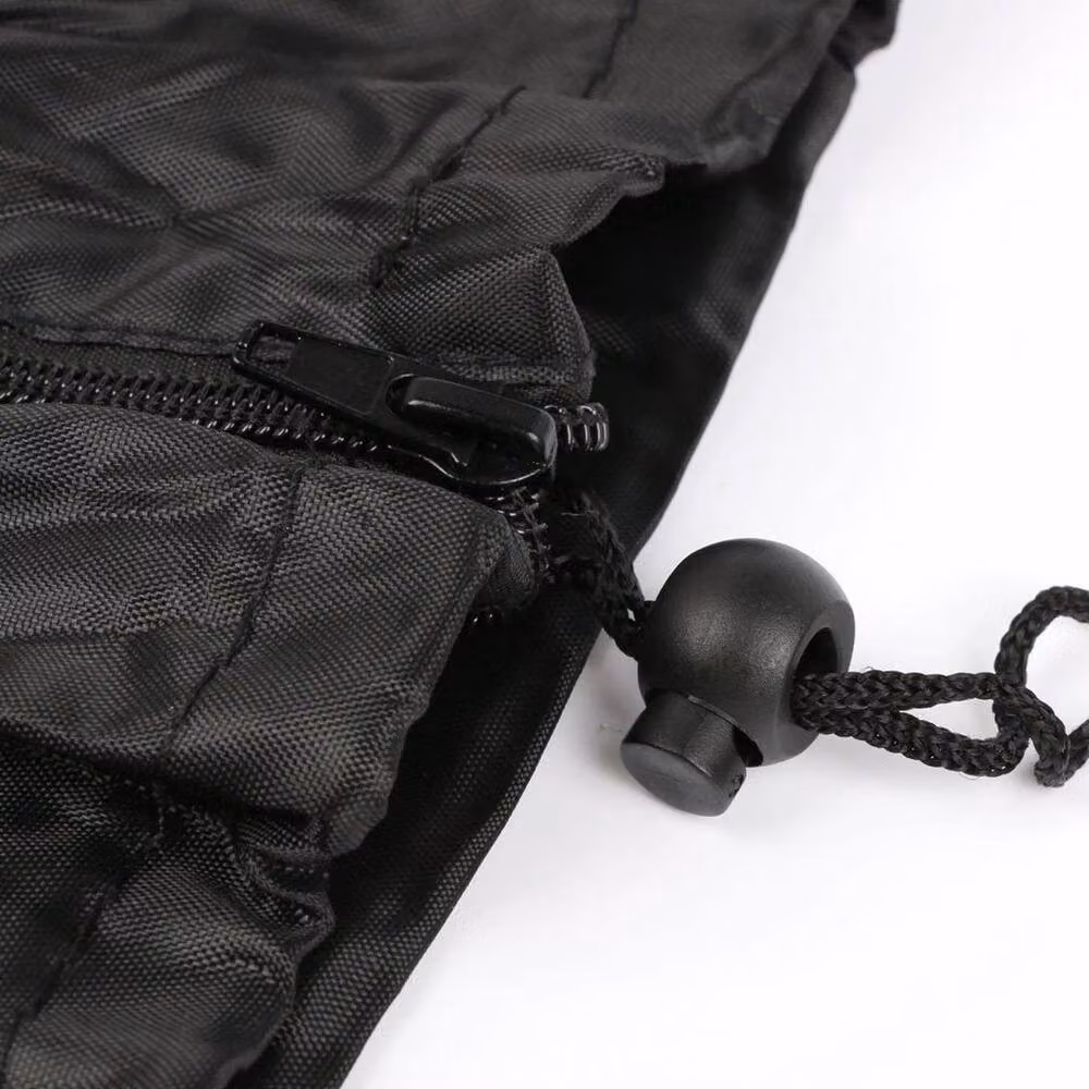EONLION Black Polyester Parasol Cover with Zip, W/D/H: 190 x 100 x 50 cm – 4