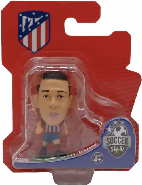 SoccerStarz Atletico Madrid Memphis Depay HomeKit ClassicKit 5cm Figure, Red and Multicolour