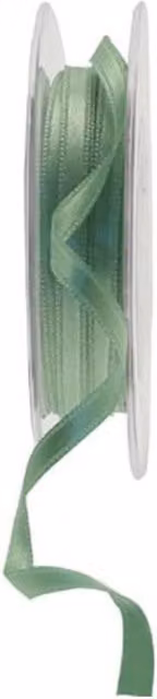 KDMD Moss Green Satin Ribbon 10mm, 3 Pack