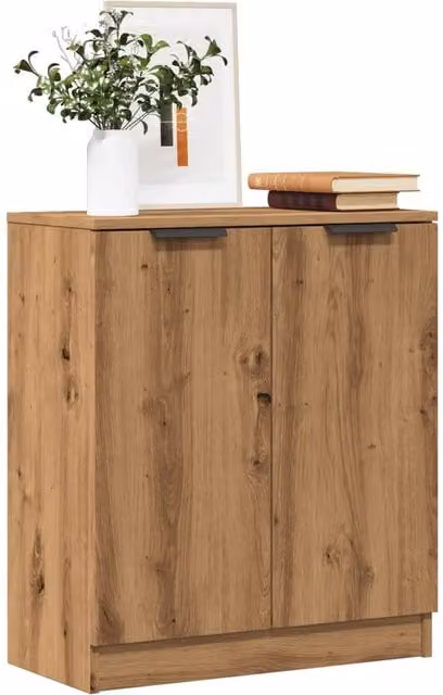 Berkfield Home Artisan Oak Sideboard in Brown, W/D/H: 60 x 30 x 70 cm – 1