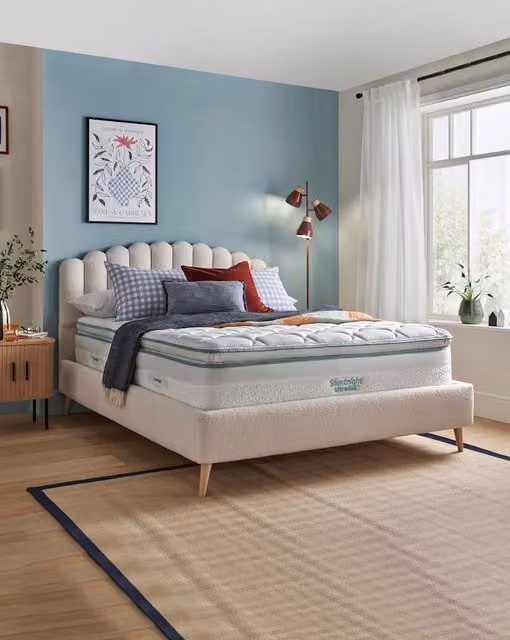 Silentnight UltraGel CoolTouch 2000 Hybrid Pocket Sprung Mattress, White, W: 120 cm, L: 200 cm