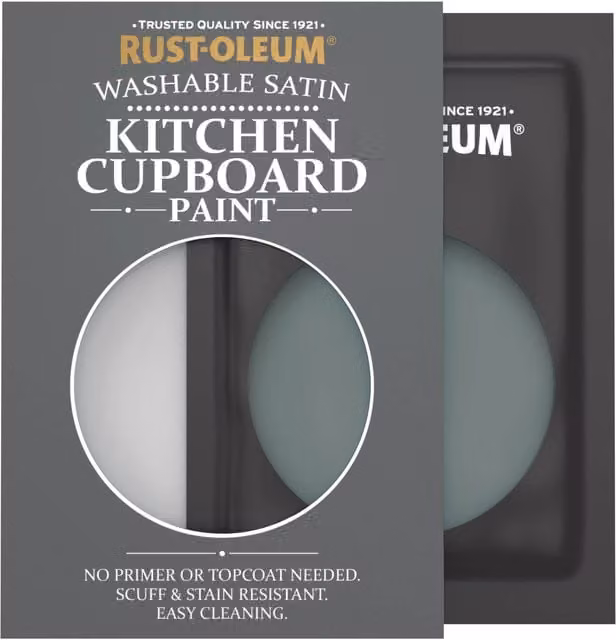 Rust-Oleum Kitchen Cupboard Satin Finish Tester Sachet in Deep Sea, 10ml