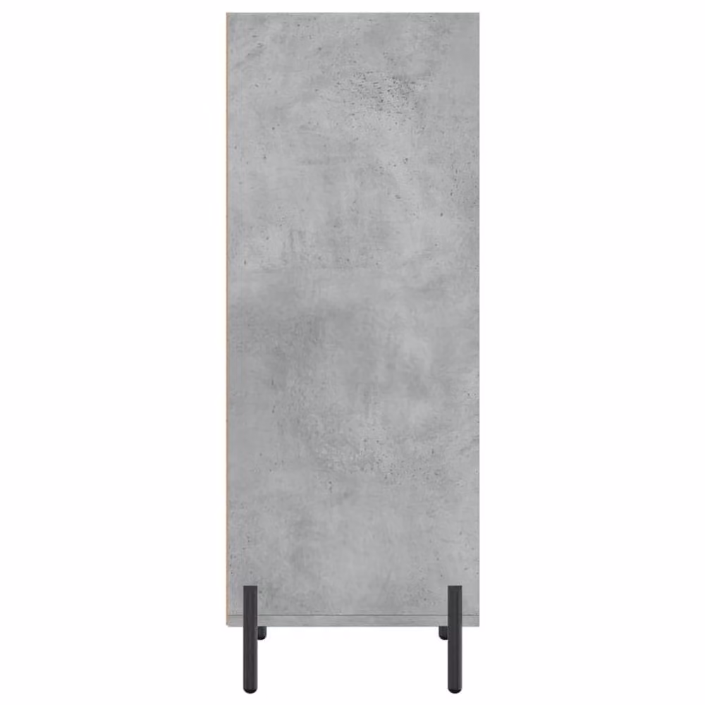 Berkfield Home Sideboard in Concrete Grey, W/D/H: 34.5 x 32.5 x 90 cm – 2