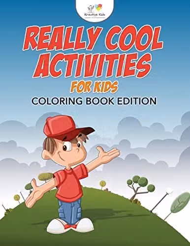 Kreative Kids Really Cool Activities For Kids Colouring Book Edition, Multicolour