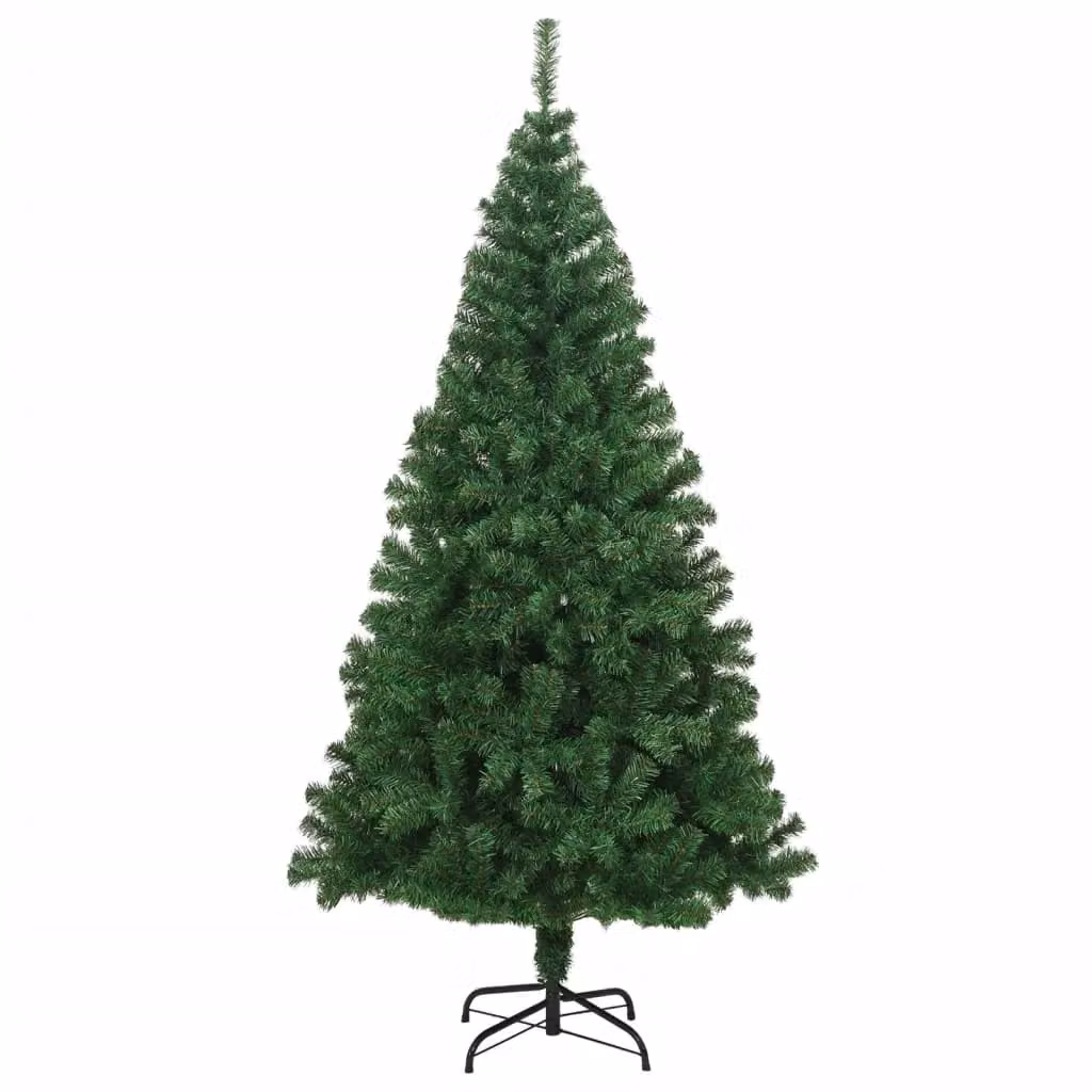 Berkfield Home Artificial Green Christmas Tree with Thick PVC Branches, Height: 210 cm – 2