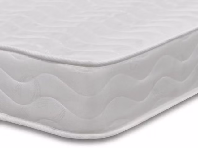 Kayflex Ecoflex 15cm Firm Double Mattress in White Damask Fabric