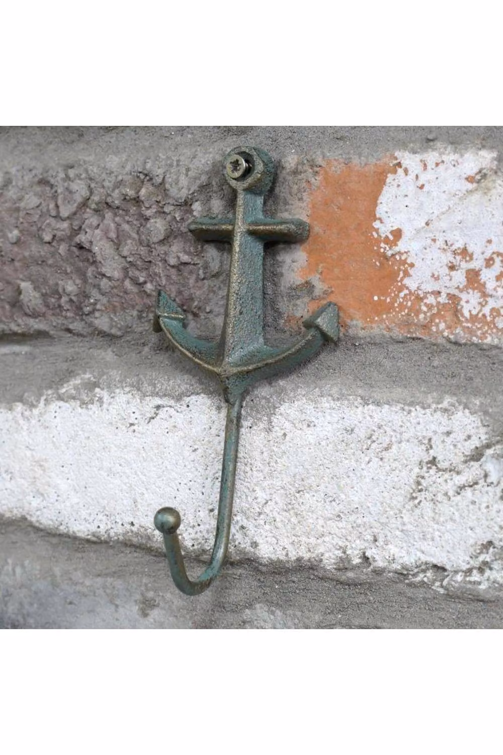 Gifts Direct 2 U Nautical Metal Anchor Wall-Mounted Coat Hook in Teal/Turquoise/Petrol – 2
