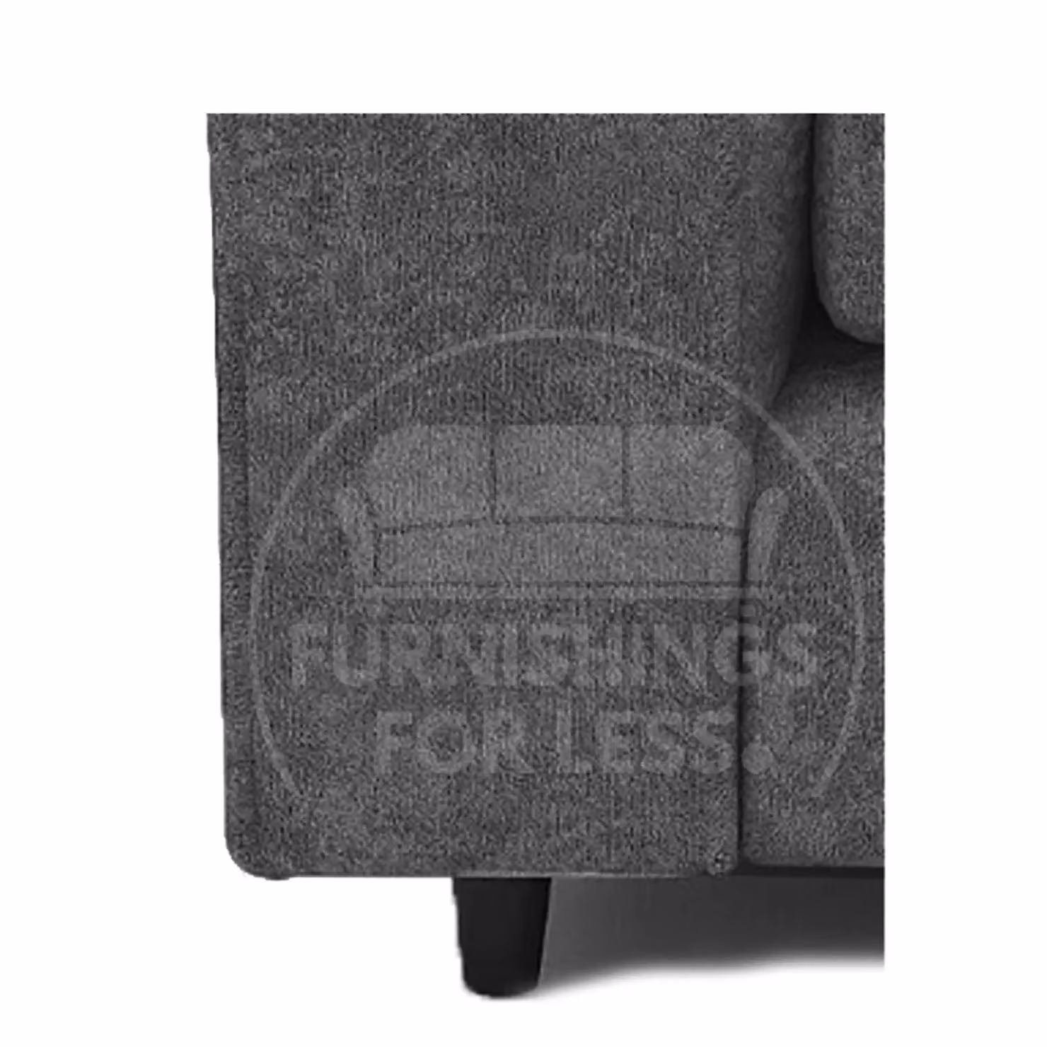 Furnishings For Less UK Monaco 3 Seater Chenille Fabric Sofa in Grey with Scatter Cushions and Removable Covers – 2