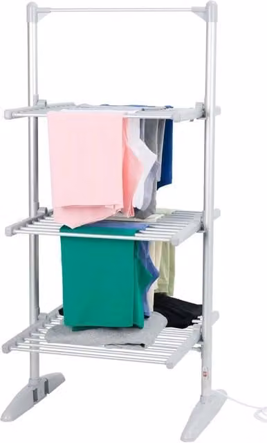 Daewoo 3-Tier Electric Heated Clothes Dryer Airer in Grey