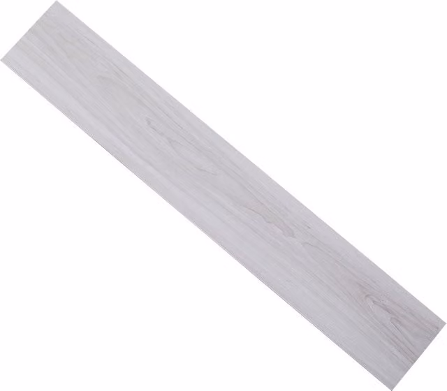 H&O Direct Self-Adhesive PVC Wood Look Flooring, Light Grey Rustic Wood Grain, 36 Pieces, 5m² Pack