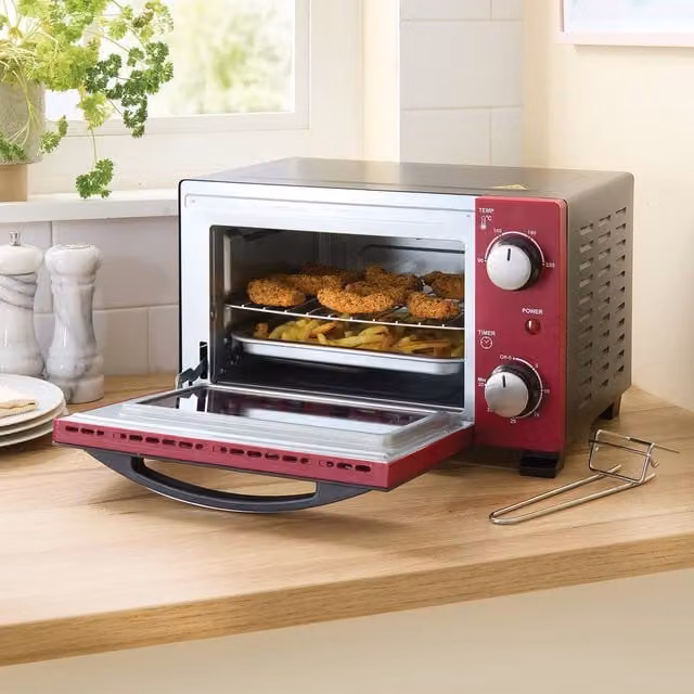 Basilico 10L Compact Mini Oven with Grill and Timer in Multicolour – 1