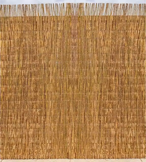Primrose Woven Willow Privacy Screening Fence, Brown, Height: 180 cm
