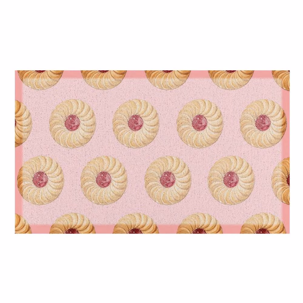 Artsy Mats Jam Biscuit Indoor/Outdoor Doormat in Pale Pink, W/D: 70 x 40 cm – 2