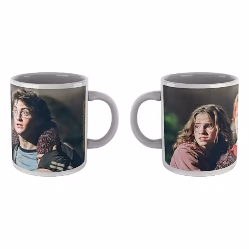 Zavvi Harry Potter Hermione Ron and Harry Ceramic Mug in Multicolour and White