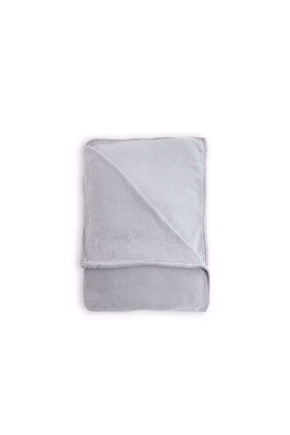 BHS Silver Microfleece Throw, W: 140 cm, D: 180 cm – 2