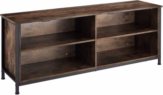 tectake Navan TV Stand in Brown and Black