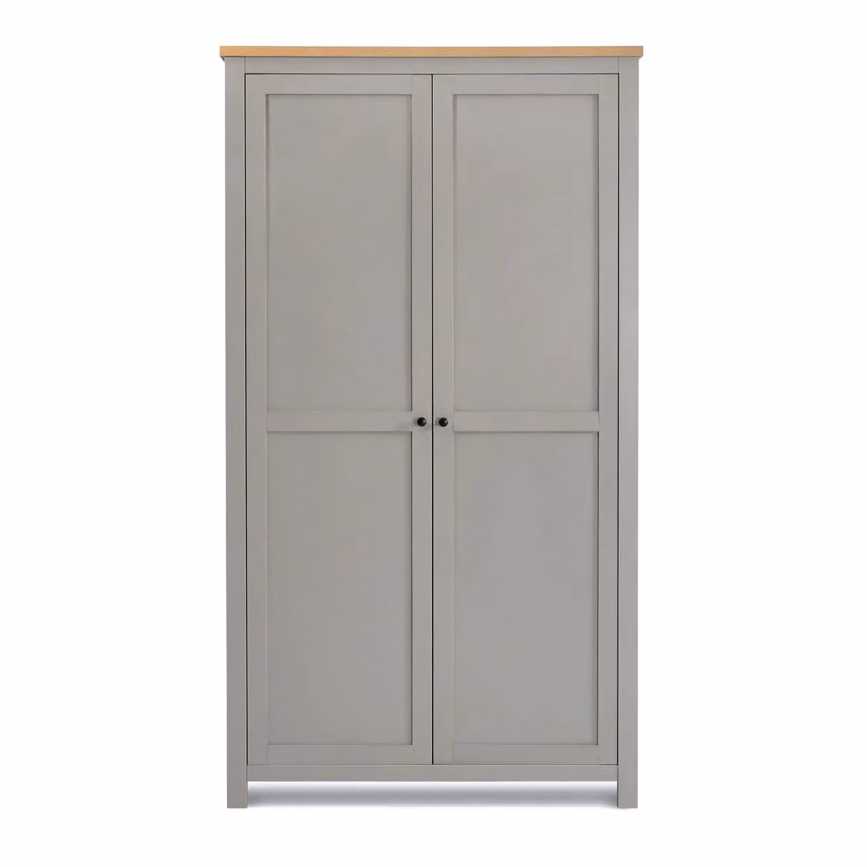 Home Garden Direct Wiltshire Modern Double Wardrobe in Matt Grey – 2