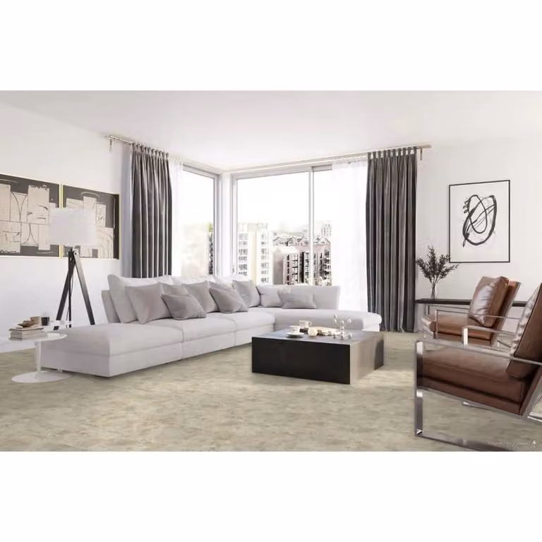 Tlcor NK33 Luxury Vinyl Tile in Grey, Tile Look, Covers 3.34sqm