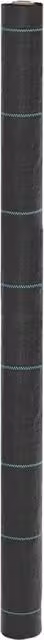 Berkfield Home Black Weed Membrane, W: 1.5 m, L: 25 m