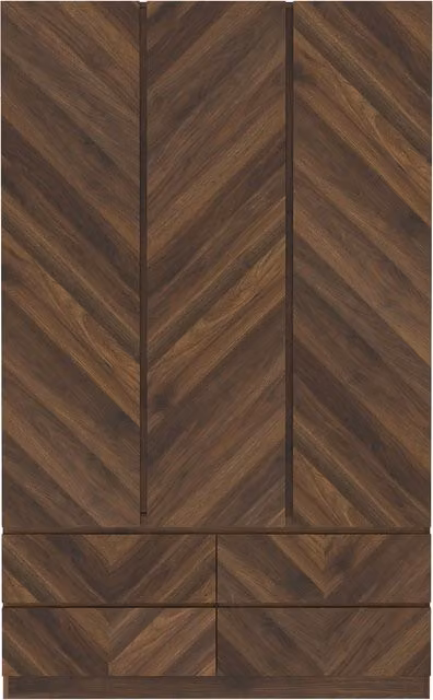 GFW Catania 3 Door 4 Drawer Wardrobe in Walnut – 2