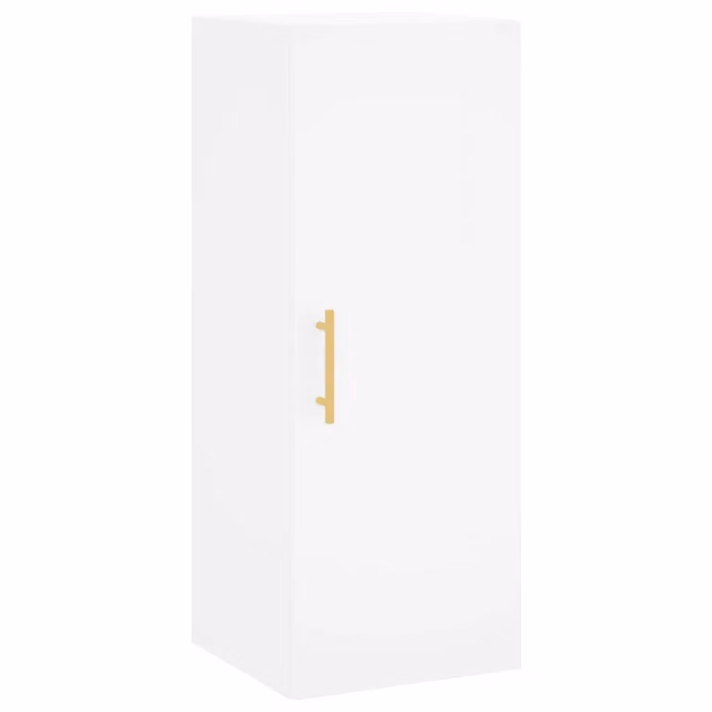 Berkfield Home Wall Mounted Cabinet in White, W/D/H: 34.5 x 34 x 90 cm – 2