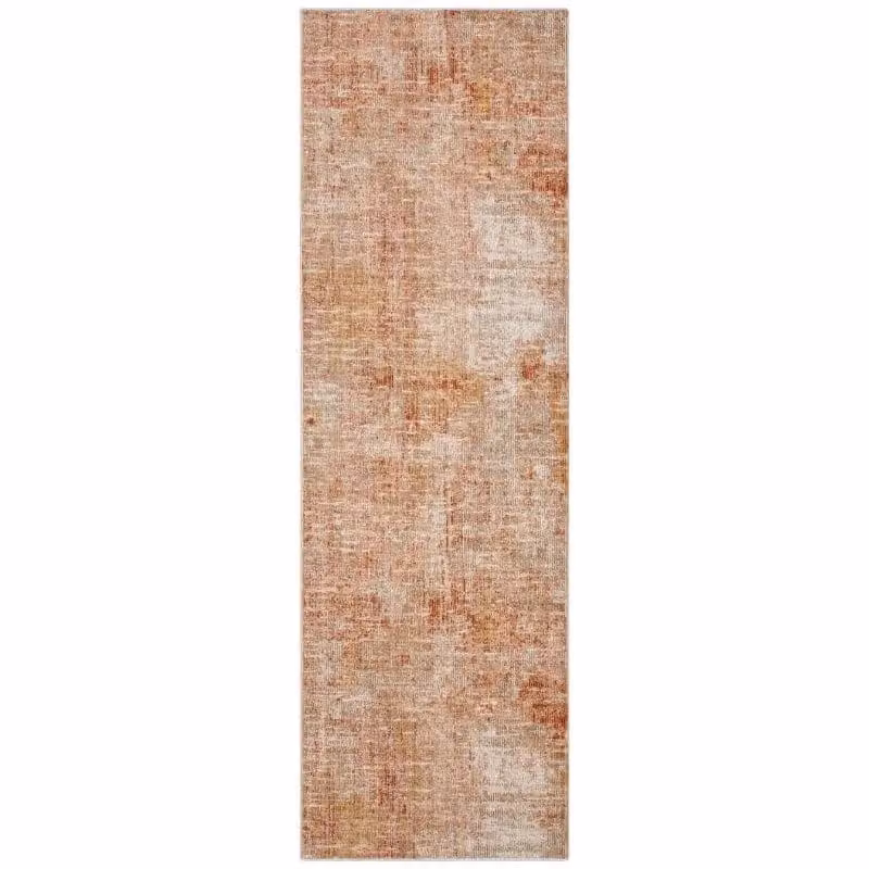 THE RUGS Gizeh Indoor Outdoor Vintage Distressed Washable Low Pile Rug in Orange, Yellow and Blue, W/L: 80 x 200 cm – 2