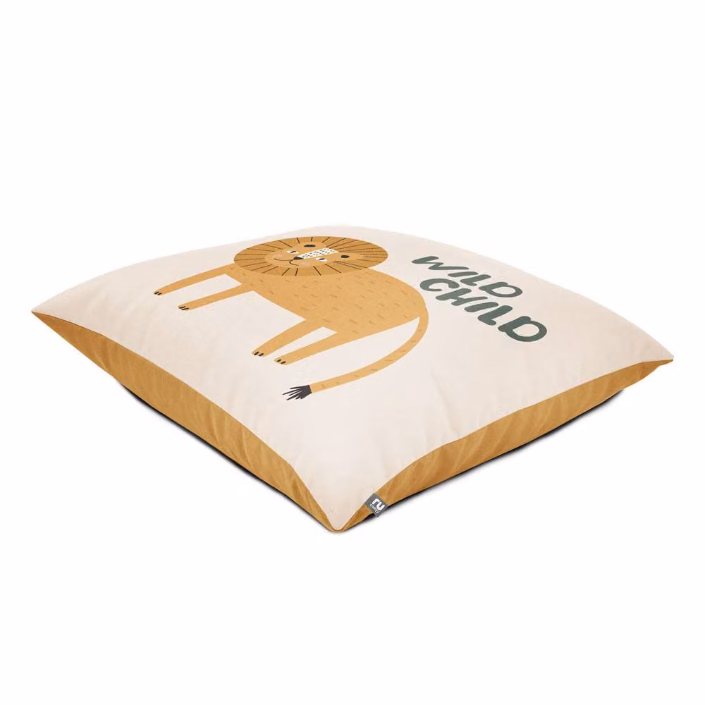 rucomfy Indoor Lion Bean Bag Safari Kids Floor Cushion Seat in Multicolour – 2