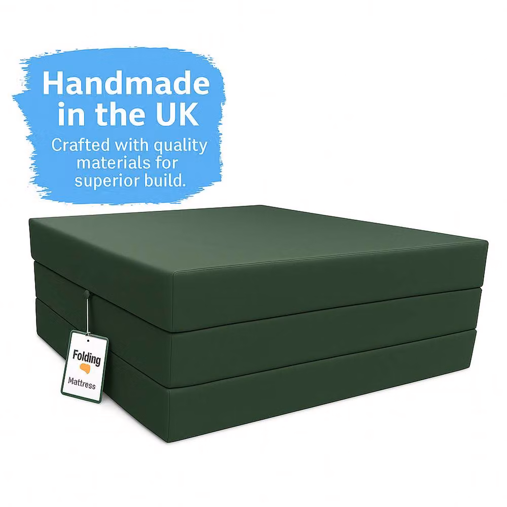 House of Home Single Size Folding Chair Bed and Guest Sofa in Green – 4