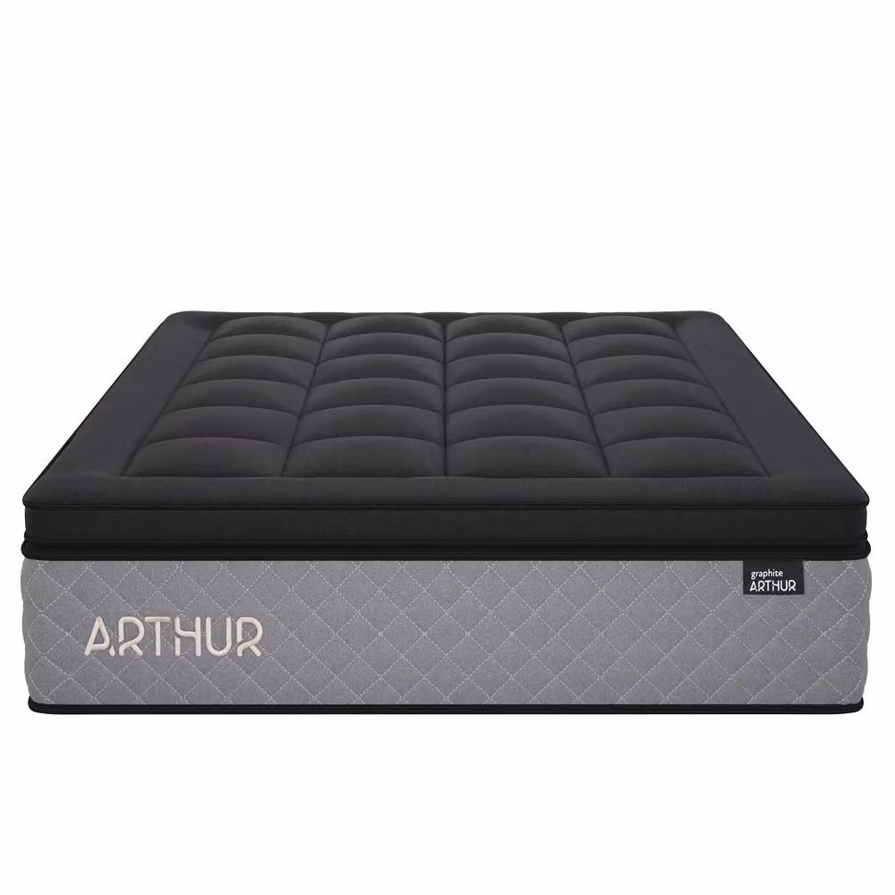 Arthur Sleep Arthur 3000 Pocket Hybrid Mattress in Charcoal, W/D/H: 90 x 200 cm – 6
