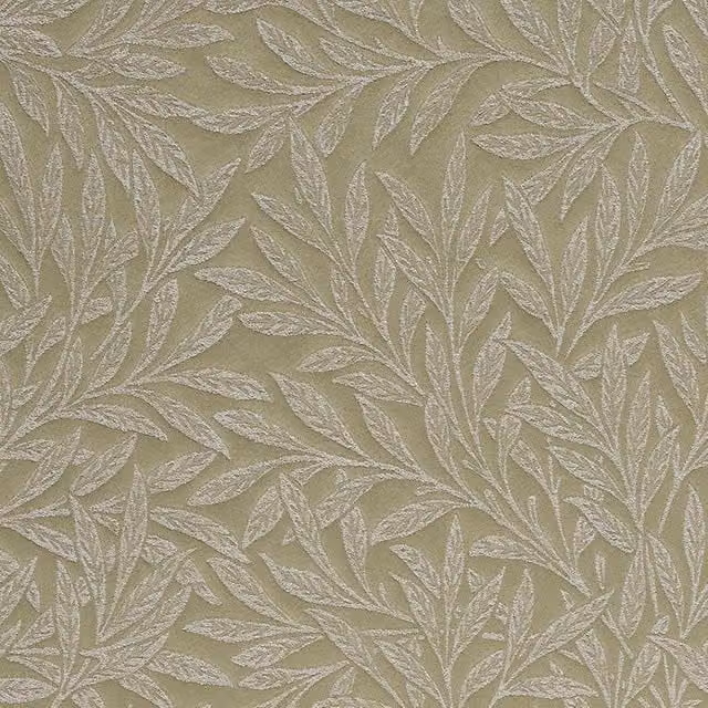 William Morris At Home Willow Woven Floral Jute Fabric in Beige