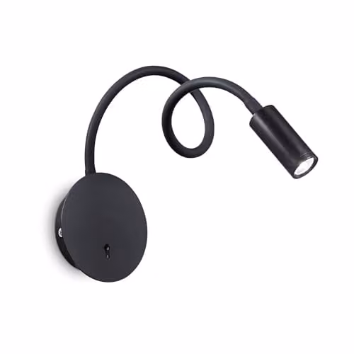 Netlighting Focus Adjustable LED Wall Light in Black