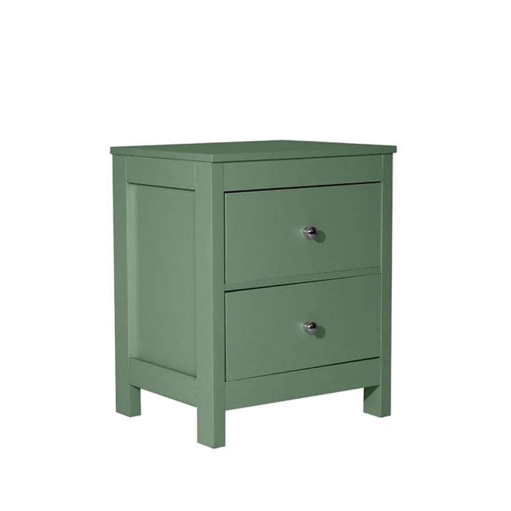 Furniture Maxi Neo 2 Drawer Bedside Table in Green – 2