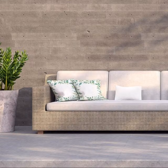 Andrew Lee Floral Modern Square Outdoor Cushion in Green and White, W/D/H: 60 x 60 x 60 cm