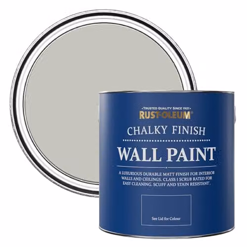 Rust-Oleum Grey Matt Chalk Wall Paint, 2.5 l – 1