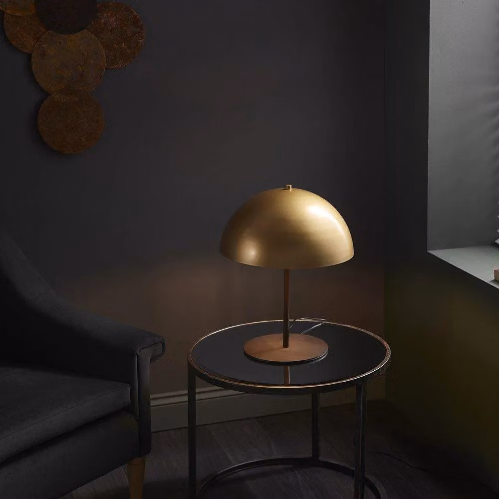 Netlighting NUORO Non Dimmable Contemporary Metal Indoor Desk Table Lamp in Brown, Gold/Brass and Bronze – 2