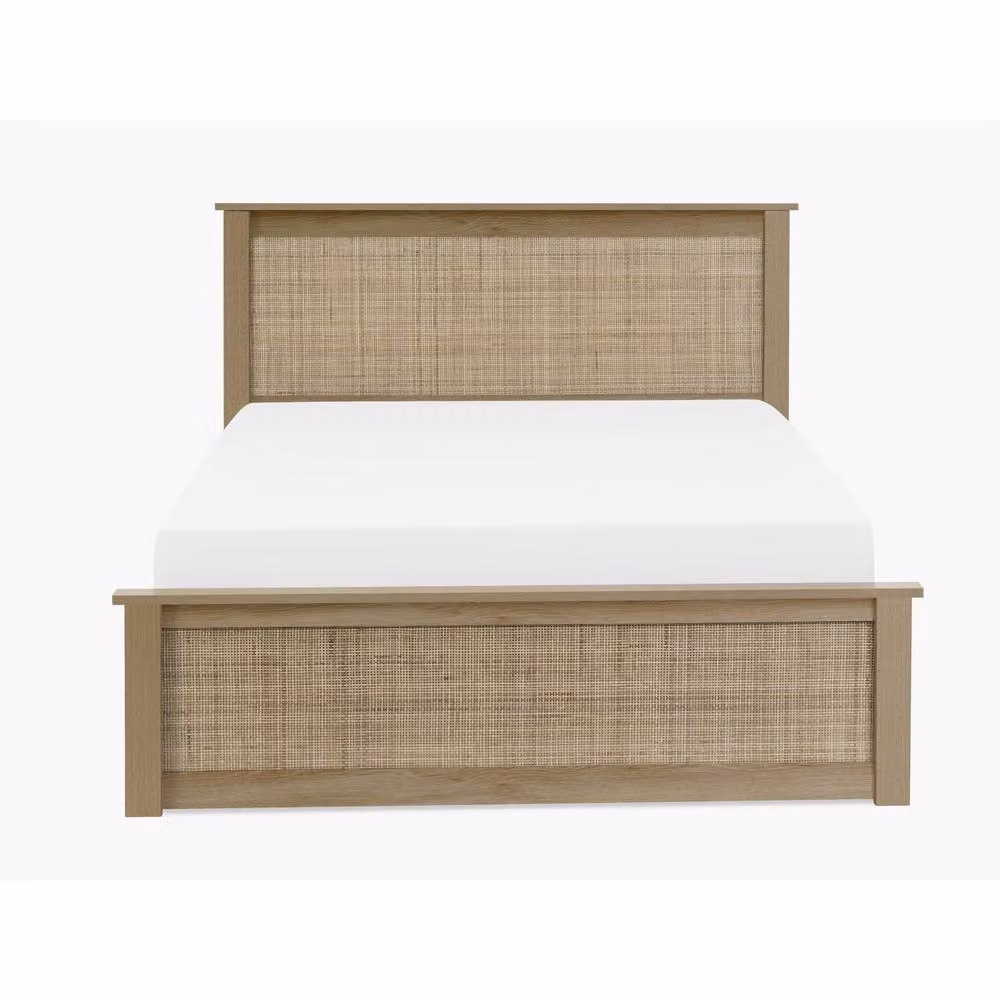 Cheshire Zinc Ottoman Bed in Brown Oak with Lift Up Base, W/D/H: 140 x 200 cm – 3