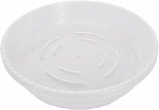 Ambassador White Plastic Plant Saucer
