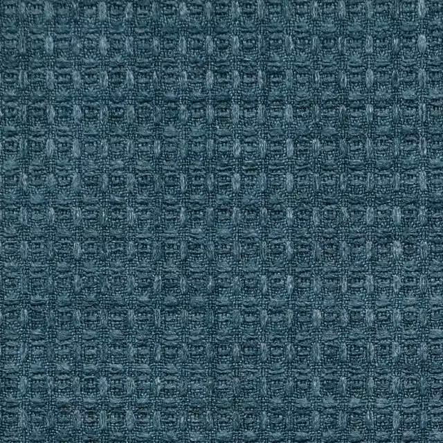 Linda Barker Luxury Waffle Fabric Petrol Teal