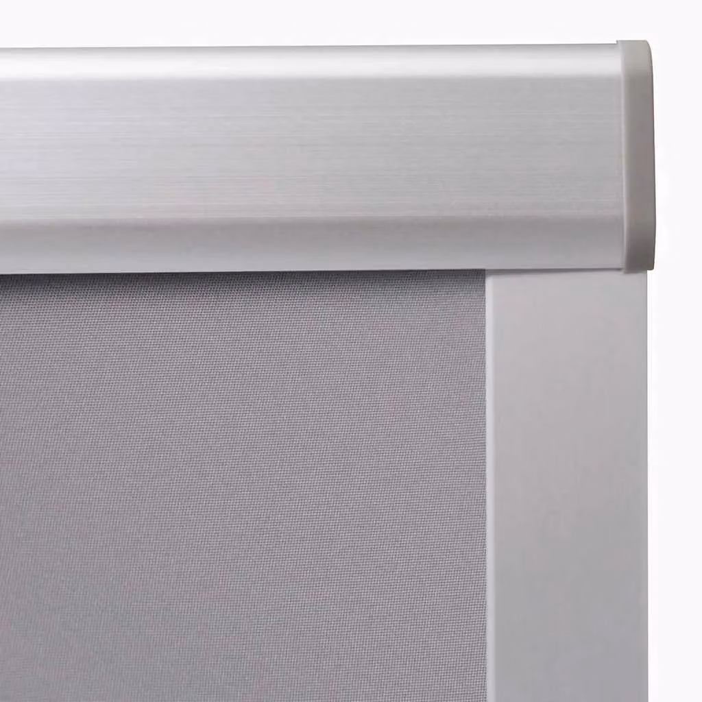 Berkfield Home Grey Thermal Insulating Blackout Roller Blind – 2